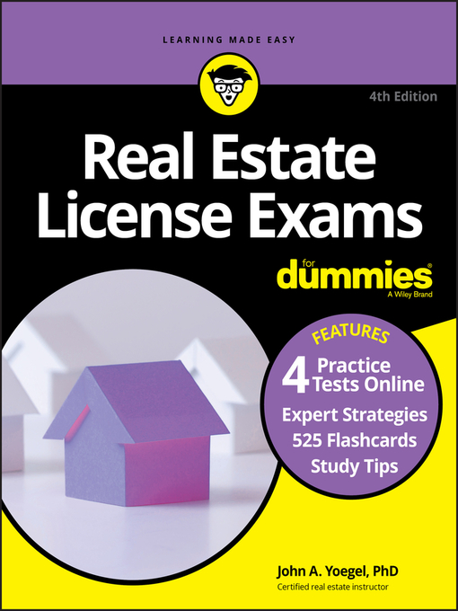 Title details for Real Estate License Exams For Dummies with Online Practice Tests by John A. Yoegel - Available